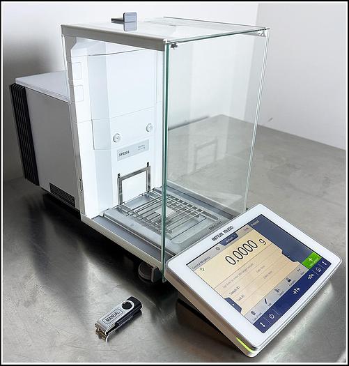 Used Mettler Toledo XPR204 220g x 0.1 mg Analytical Balance w WARRANTY