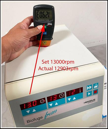 Used Heraeus Sorvall Refrigerated MicroCentrifuge Biofuge Fresco w WARRANTY