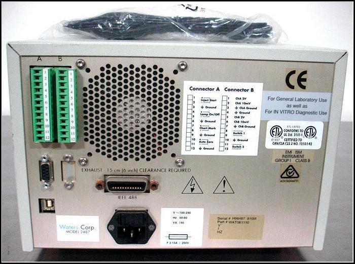 Used Waters 2487 Dual Wavelength Absorbance Detector w WARRANTY