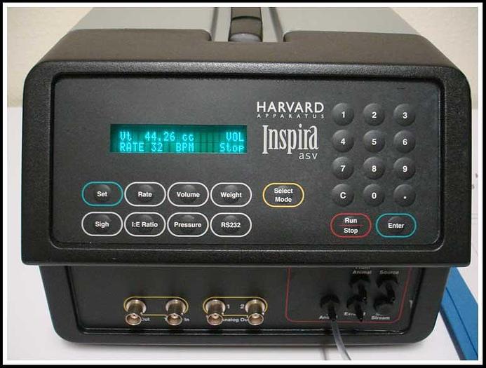 Used Harvard Apparatus Inspira ASV Animal Ventilator w WARRANTY
