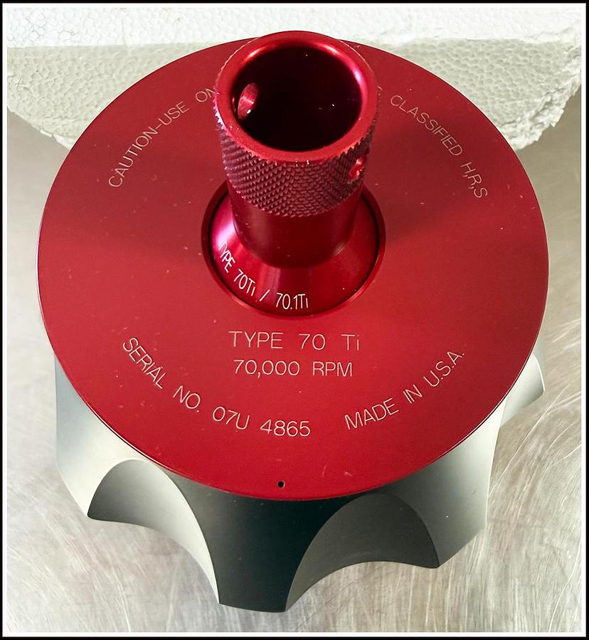 Used Beckman Ultracentrifuge Rotor 70 TI 70Ti w WARRANTY