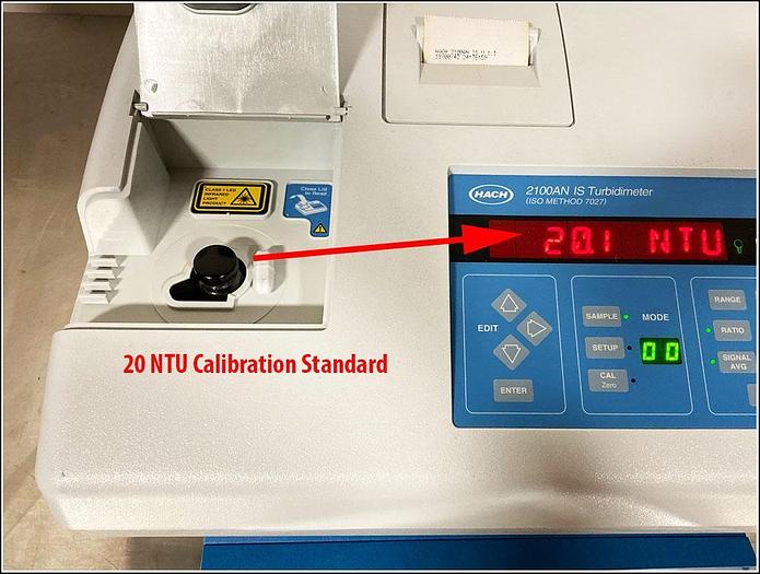 Used Hach 2100AN IS Turbidimeter w & Printer & WARRANTY
