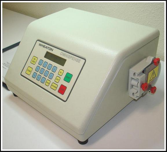 Used Wheaton Omnispense Dispensing Pump w Mini Head WARRANTY
