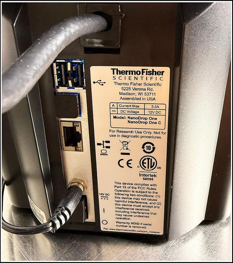 Used Thermo NanoDrop One Spectrophotometer w WARRANTY