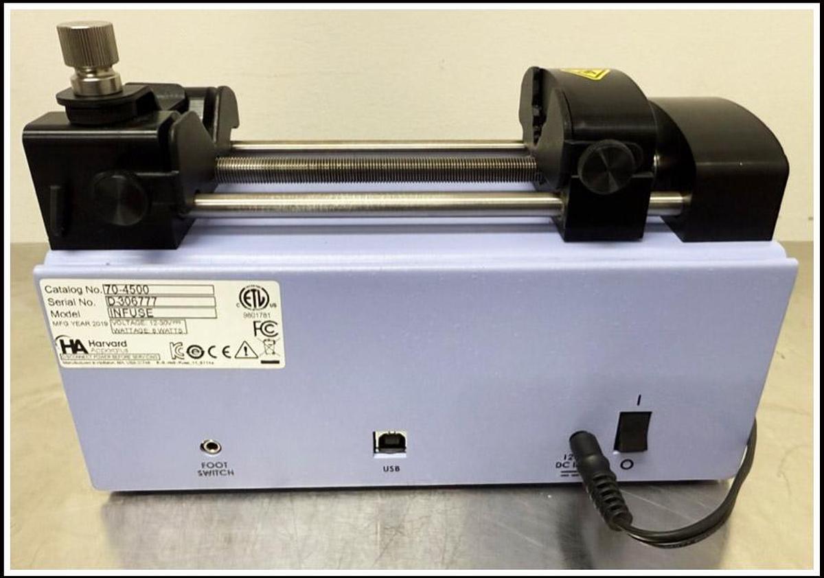 Used Harvard Apparatus Pump 11 Elite Syringe Pump 70-4500 w WARRANTY