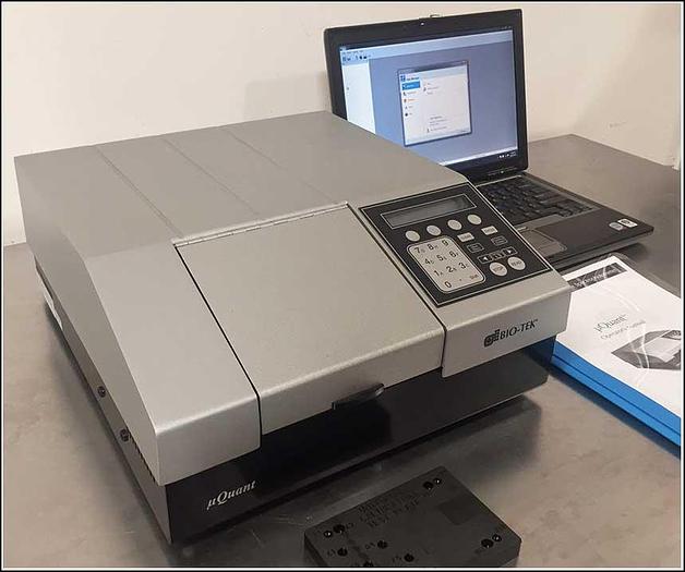 Used Bio-Tek uQuant Microplate Reader Complete w WARRANTY
