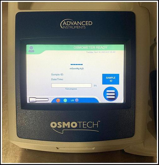 Used Advanced Instruments Osmometer OsmoTech w WARRANTY