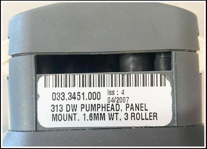 Used Watson Marlow 323 E/D w 313DW Head Peristaltic Pump w WARRANTY