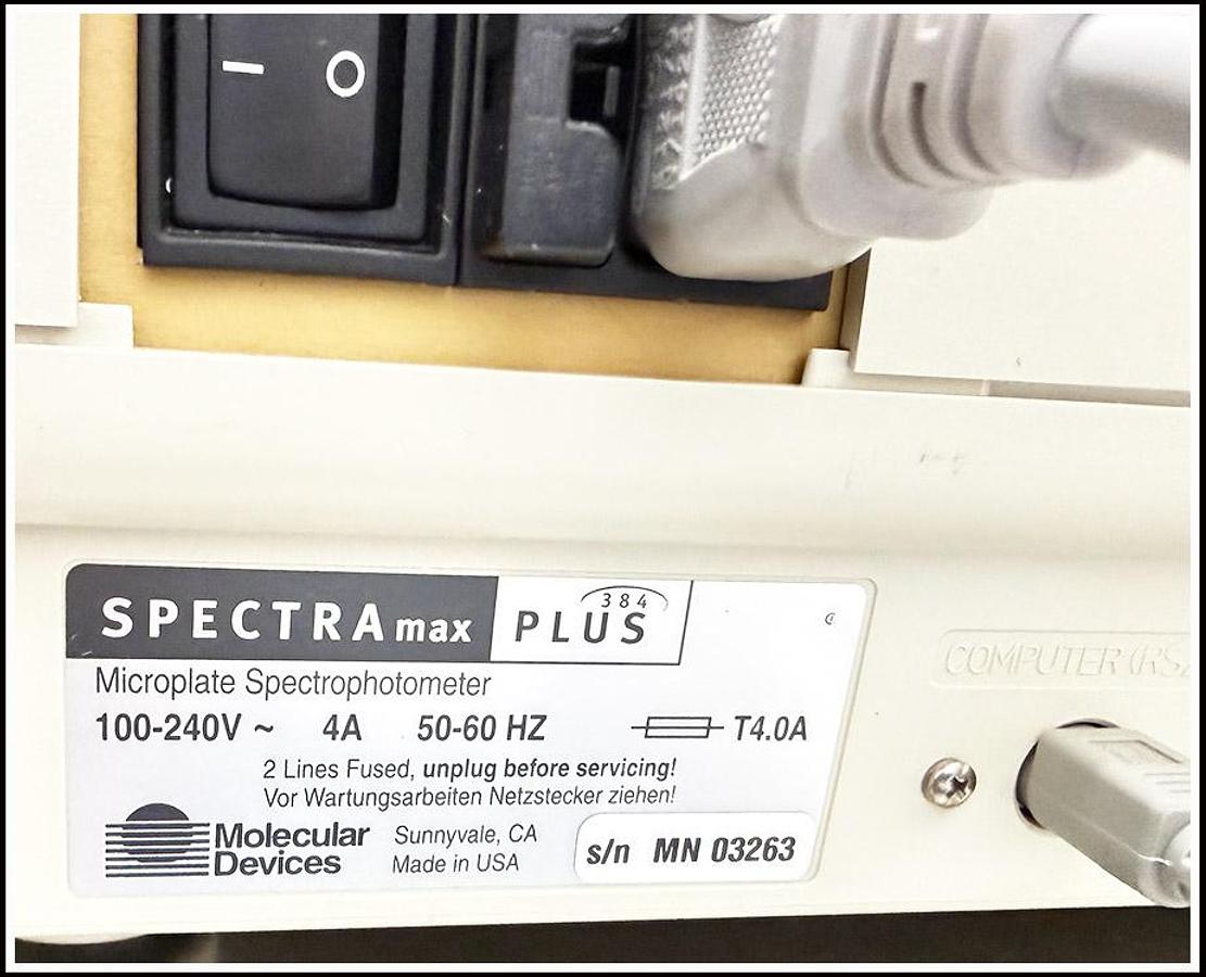Used Molecular Devices SpectraMax Plus 384 COMPLETE VALIDATED w WARRANTY