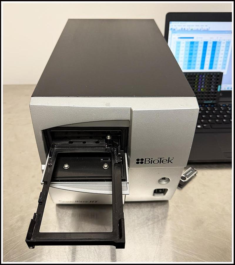 Used PowerWave HT Scanning Microplate Reader Spectrophotometer COMPLETE WARRANTY