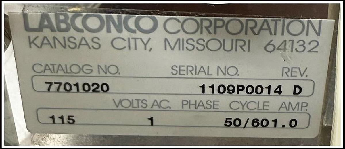 Used Labconco CentriVap Micro IR Vacuum Concentrator w WARRANTY