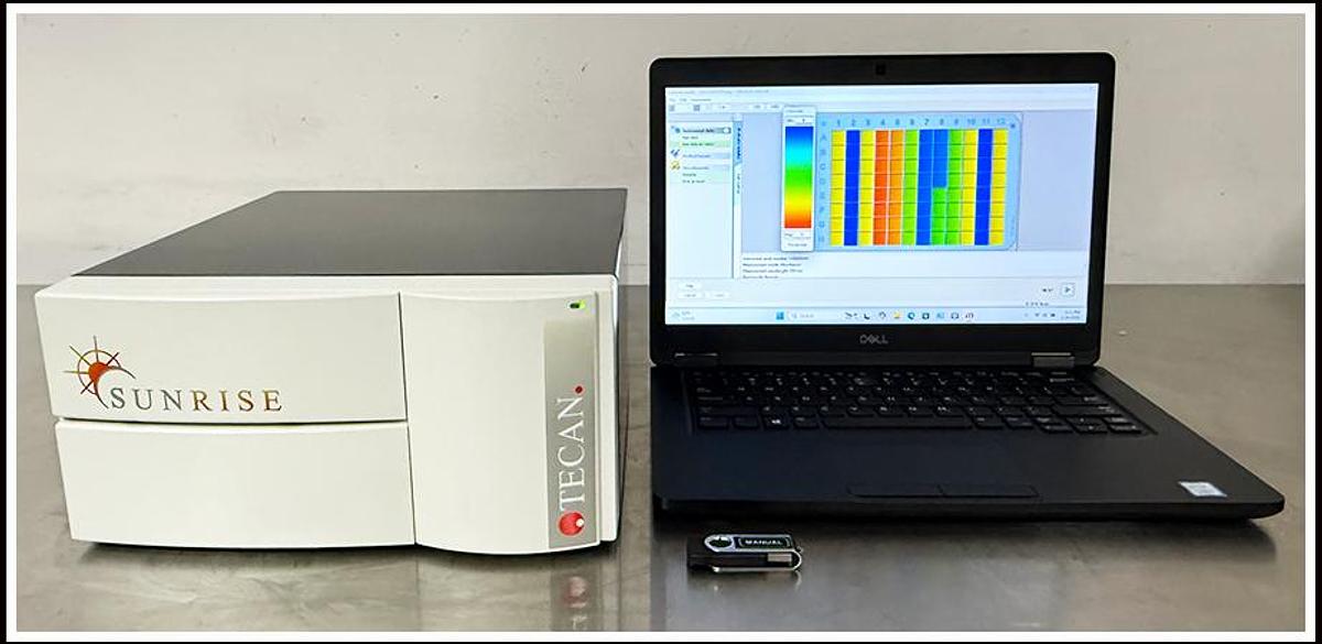 Used Tecan Sunrise Microplate Reader COMPLETE w WARRANTY