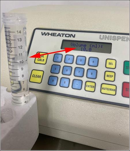 Used Wheaton Unispense Dispensing Pump w WARRANTY