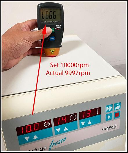 Used Heraeus Sorvall Refrigerated MicroCentrifuge Biofuge Fresco w WARRANTY