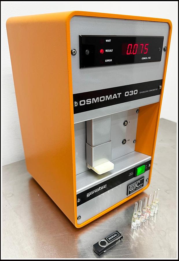 Used GONOTEC ELITECH Cryoscopic Osmometer OSMOMAT 030 w WARRANTY