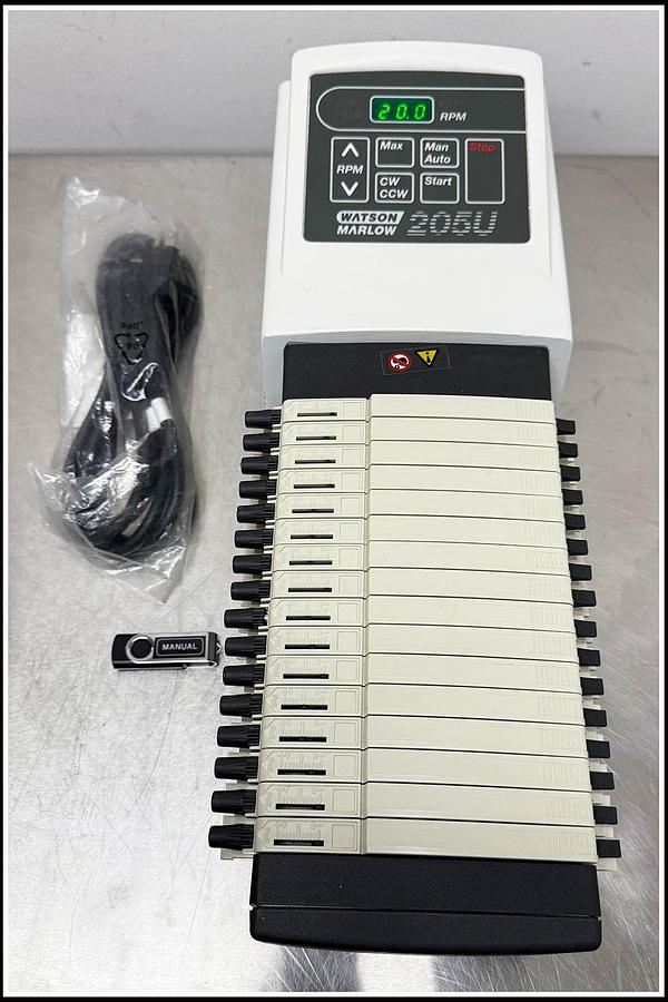 Used Watson Marlow 205U 16 Channel Cassette Pump w WARRANTY