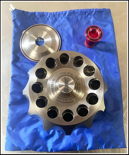 Used Beckman Ultracentrifuge Rotor 70.1TI SN# 11U4840 w WARRANTY