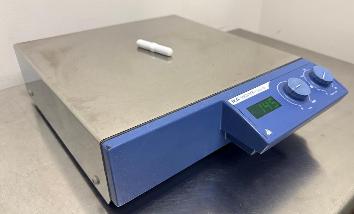 Used IKA MIDI MR 1 DIGITAL S1 Magnetic Stirrer, 1-Station 0-1000rpm w WARRANTY