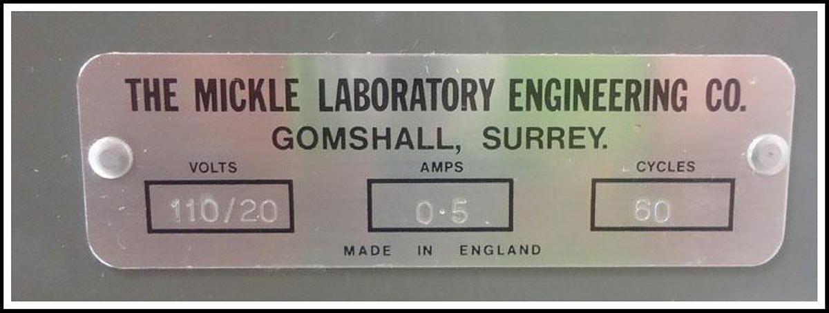 Used McIlwain Mechanical Tissue Chopper w WARRANTY