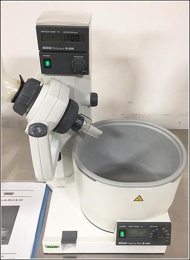 Used Buchi Rotavapor Rotary Evaporator R-205 w Pump & Controller w WARRANTY