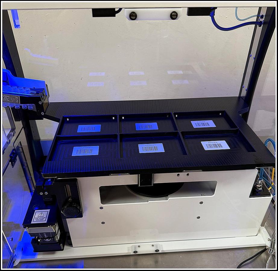 Used Scinomix Sci-Print VX2 Tube Labeling & Handling System w WARRANTY