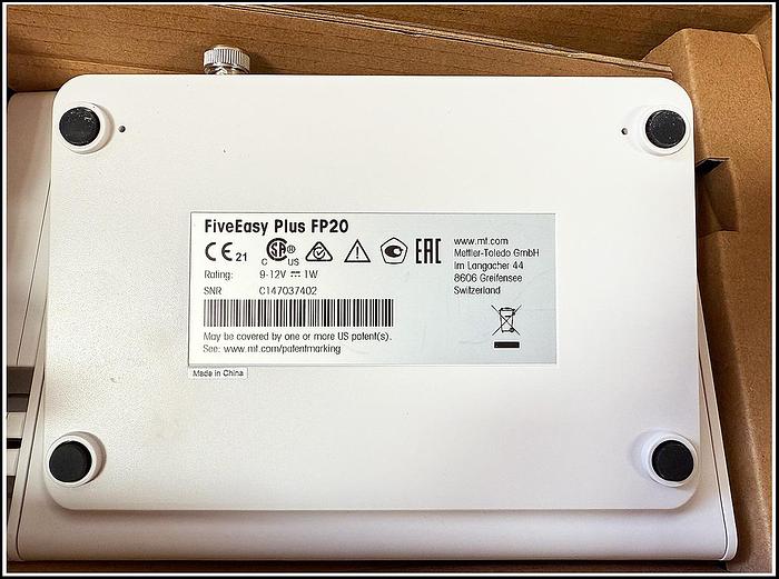 New Mettler FiveEasy pH Meter FP20 w WARRANTY