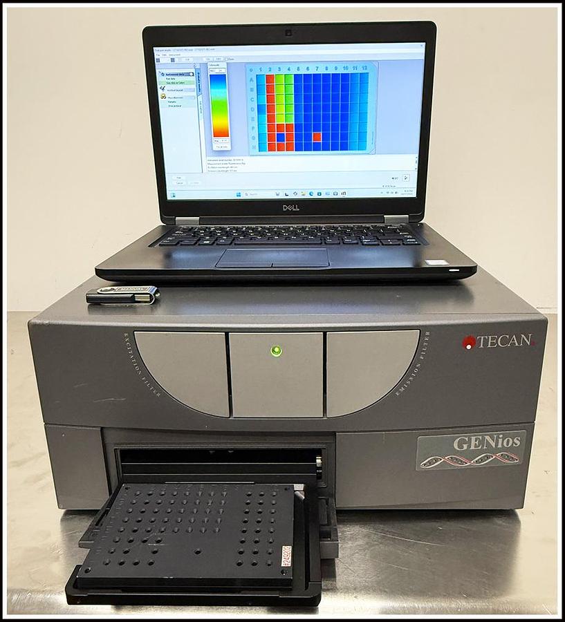 Used Tecan Genios Multimode Microplate Reader Ab & FI & Lum w WARRANTY