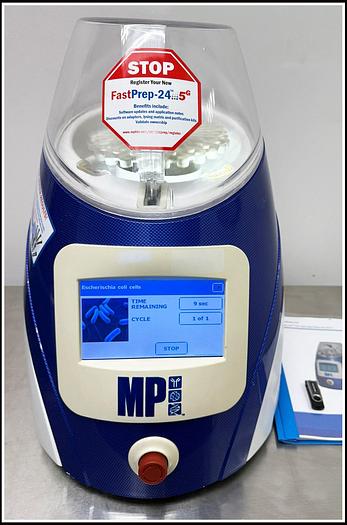 Used MP FastPrep 24 5G Bead Tissue Homogenizer W WARRANTY