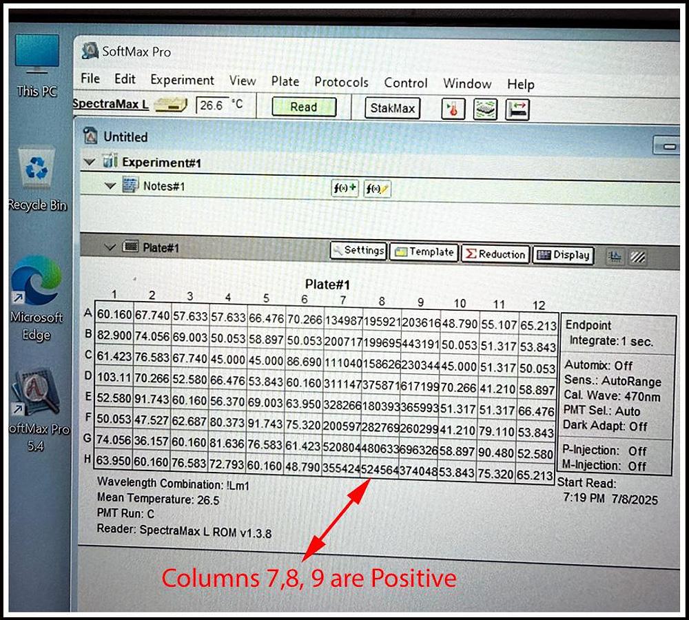Used Spectramax L Microplate Luminometer Luminescence Reader w WARRANTY