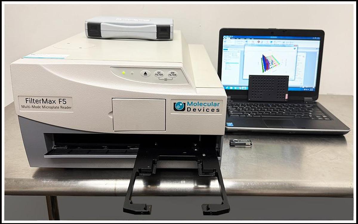 Used Molecular Devices Multimode Microplate Reader FilterMax F5 COMPLETE w WARRANTY