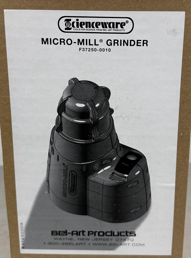 Used NEW SP Bel-Art Micro-Mill II Grinder F37250-0010 w WARRANTY