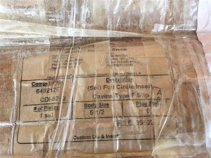 Used NOV Mission Custom Die & Insert Full Circle Tong Die - CDI-9212