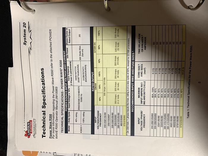 Used LINCOLN ELECTRIC SYSTEM 20 MIG WELDING CELL WITH FANUC ARCMATE 100IC ROBOT AND R30iB CONTROLLER