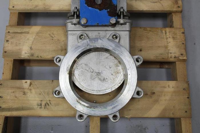 Used Orbinox 8" Hand Operated Knife Gate Valve #42271