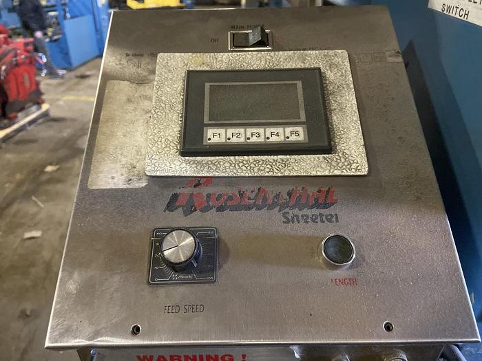 Used 72" ROSENTHAL SHEETER MODEL WA-S-6-HUBEACDB-24 W/ DUAL UNWIND