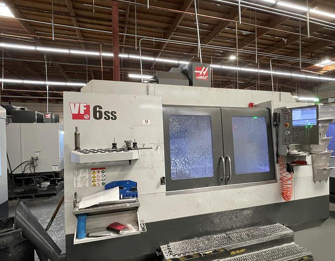 Used 2016 HAAS VF-6SS 4-Axis CNC Vertical Machining Center