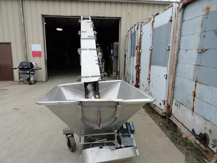 Used Custom Screw Conveyor; 10"x16'
