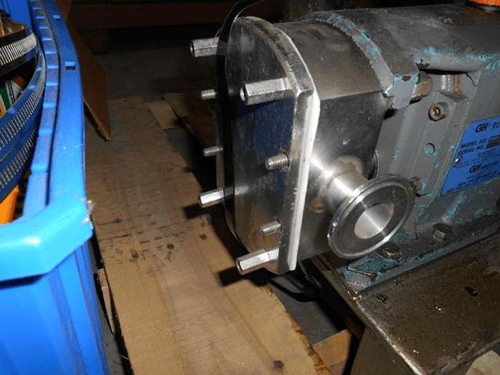 Used 2 GH PRODUCTS SANITARY POSITIVE DISPLACEMENT PUMP – S/S – VARIABLE SPEED