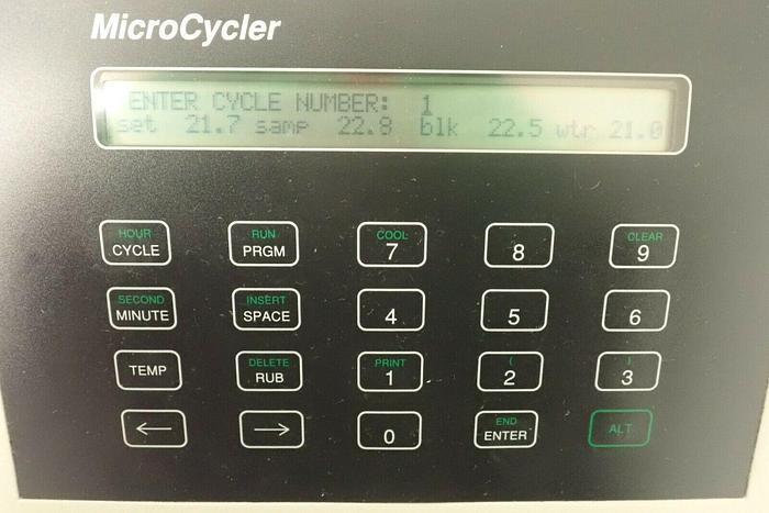 Used Eppendorf Model 100-6700-100 Microcycler Thermal Cycler