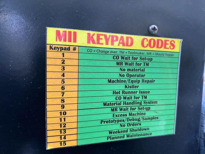 Used 1997 Meiki M-50C- DM Injection Moulding Machine