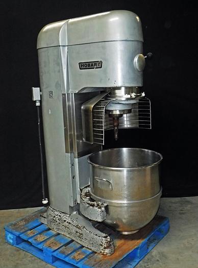 Used USED HOBART® 140-QUART MIXER WITH BOWL GUARD, MODEL V-1401