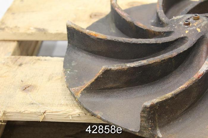 Used Warren 3-SM-15 15" Diameter Stainless Steel Impeller #42858