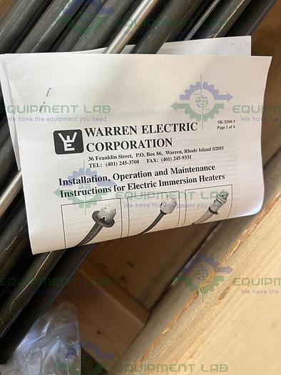 Warren Electric  7-HF-30-460-55SS-LT Flanged Immersion Heating Element 30kW, 460V