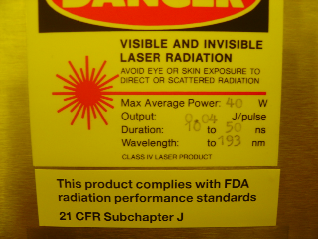 Used Lambda  physik Novaline Laser