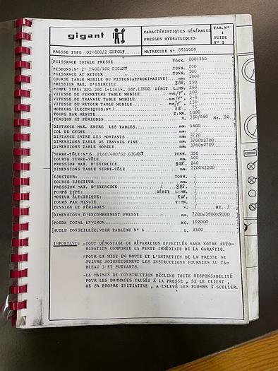 Usato GIGANT 800 ton 