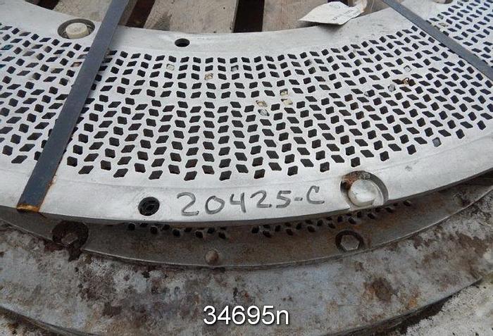 Used Kadant 14' Pulper, 57" Vokes Rotor, Diamond Grip Extraction Plate #34695