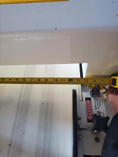 Used Safeline metal detector 14"x 4.5"