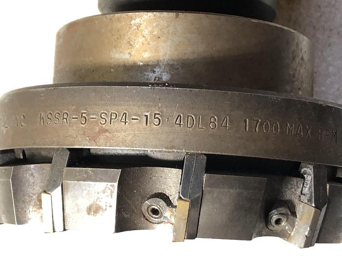 Used Kennametal Face Mill Cutter  KSSR-5-TP4-0 w/ Cat50 Tool Holder(BRT3)