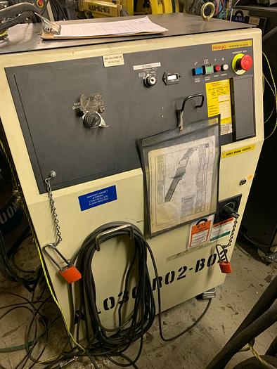 Used FANUC ARCMATE 120iC/10L 6 AXIS CNC MIG WELDING ROBOT WITH R30iA CONTROLLER