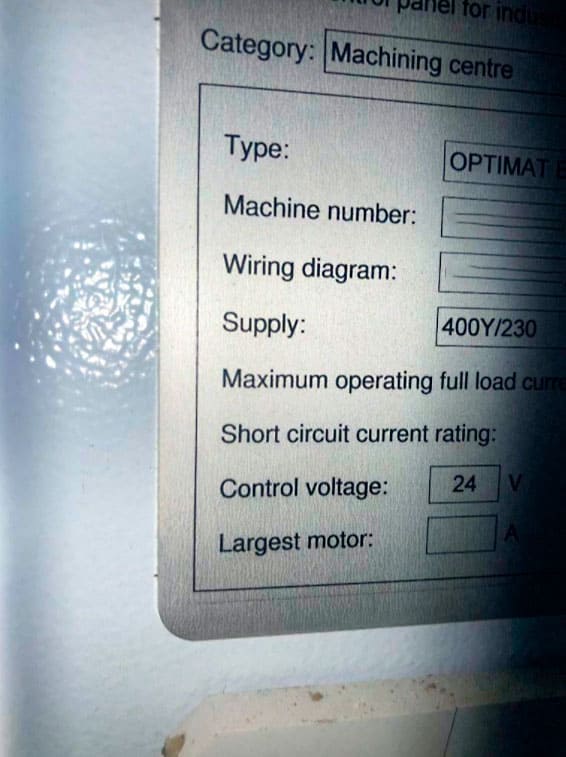 Used Weeke BHX 050 Optimat - CNC Machining Center - 2012